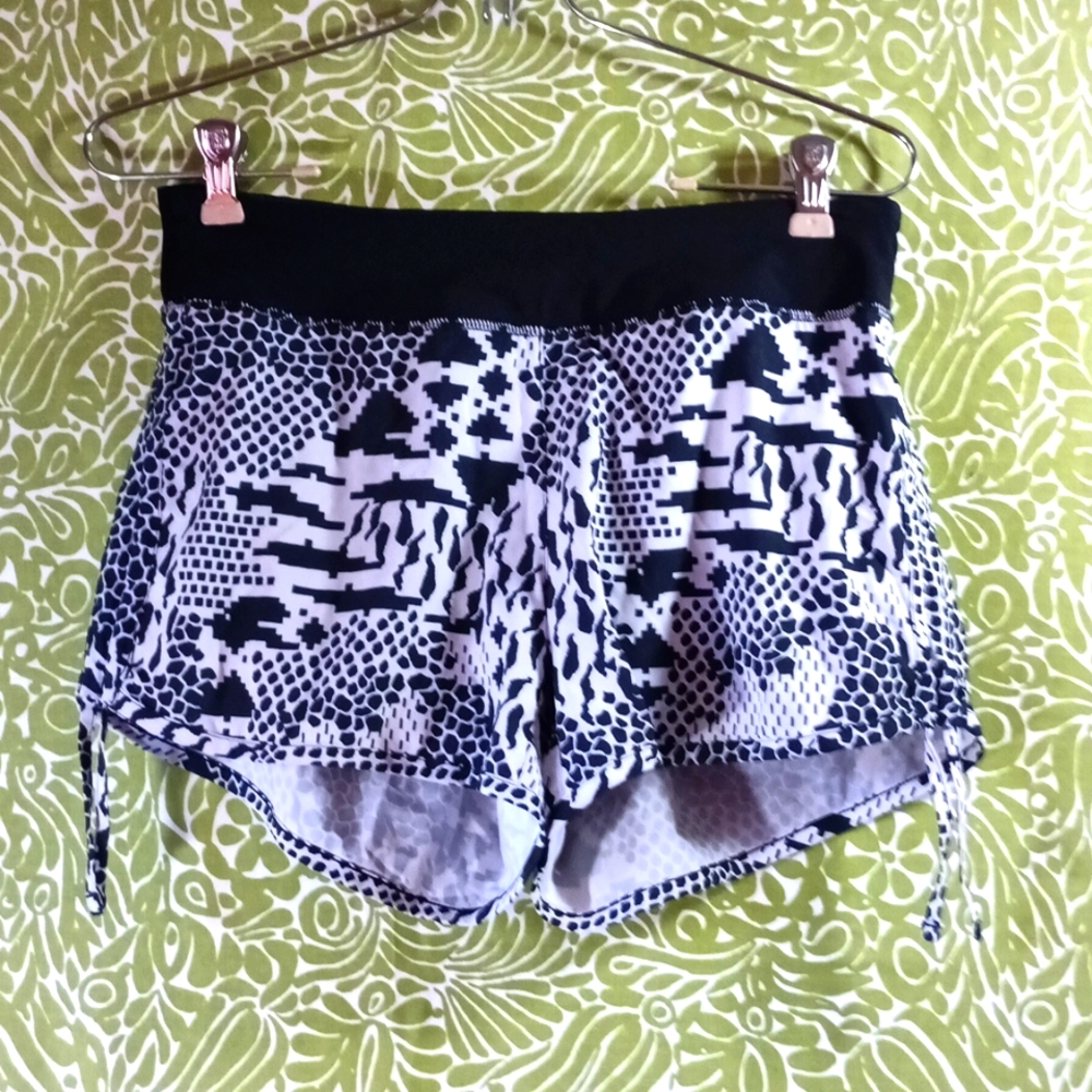 Black and White Shorts
